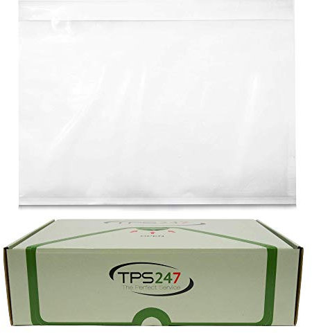 TPS247 Lieferscheintaschen - Dokumenttaschen DIN C5 für A5 EXTRA STRONG transparent selbstklebend (20)