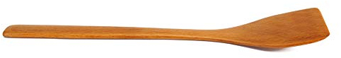 Raguso Nonstick Wooden Turner Fried Shovel Cooking Kitchen Utensils Shovel Long Handled Wood Corner Spatula Spoon Scraper (Light wood color)