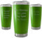 Personalised Engraved 500ml Green Travel Cup, Personalise with Any Message