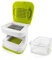 Garlic Grinder aid Press Box, ABS Plastic Stainless Steel Garlic Chopper Crusher Garlic Mincer Ginger Presser