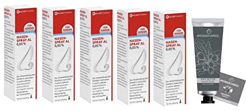 NASENSPRAY al 0,05 % - 5 x 10 ml Sparset inkl. Handcreme ODER Handseife von Apotheken-Express