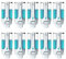 BALLSHOP 10PCS Wall-Mounted Soap Dispenser 350mL Manual Hand Soap Dispenser Liquid Distributor for Body Wash Shampoo Conditioner Hand Sanitiser (Silver)