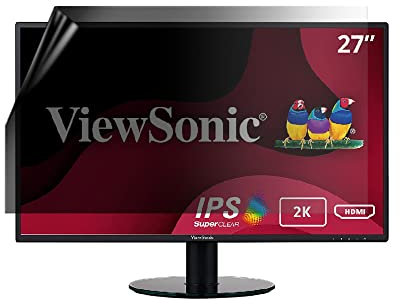 Celicious Privacy Lite 2-Way Anti-Glare Anti-Spy Filter Screen Protector Film Compatible with Viewsonic Monitor 27 VA2719-2K-smhd