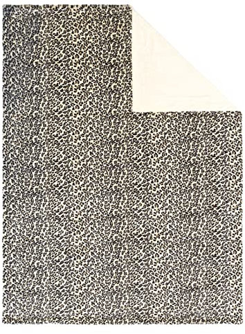 Wendedecke Kuscheldecke 150x200 Tierfelloptik Tiger oder Leopard (Leo)