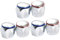 DOITOOL 6pcs Hot Cold Faucet Handle Replacement Knobs for Kitchen Tap Accessories Knob Covers for Bathroom and Kitchen Sink