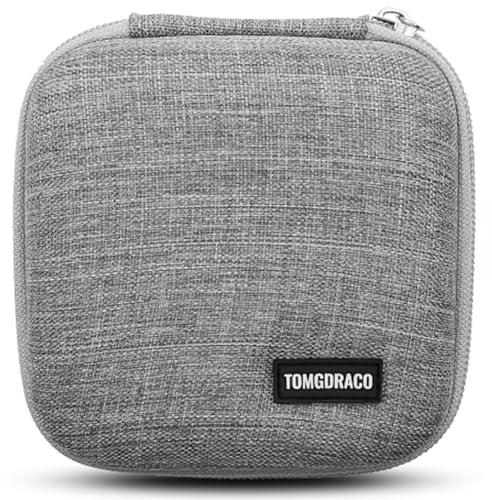 Gdraco Storage Bag for MacBook Charger, Small Electronic Bag for Laptop Accessories, Cable, Power Bank Storage Case Organiser for Travel Work (Grey)