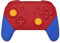 eXtremeRate Cover Grip Impugnature Guscio Case Scocca Ricambio per Nintendo Switch Pro Controller Joystick(Controller Non Incluso)-Rosso Blu