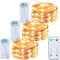 innolife Fairy Lights Battery, 3M 30LEDs 8 Modes String Lights Battery Operated, Fairy Lights Indoor/Outdoor with Remote Timer for Bedroom, Party, Wedding, Christmas Decorations(3 Pack, Warm White)