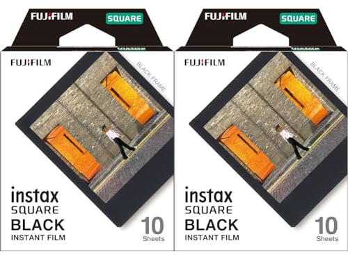 INSTAX Square Film Black Frame (Packung mit 2)