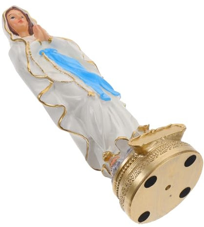 HOOTNEE Statue der Muttergottes von Luther Katholizismus -Statue Tischdekoration Ornament Wohnkultur klassisches Mariendekor kirchliche Desktop-Dekoration Haushalt Kunsthandwerk Rom