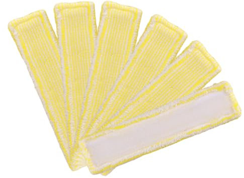 6 Stück Mikrofaser Wischbezug Fenstersauger, Fenstersauger Ersatzteile für Kärcher WV2 WV5, Fenstersauger Sprühflasche Zubehör, Fensterreiniger Ersatzteile, Ersatzbezüge Wischbezüge Mikrofaserbezug