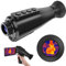 GTMEDIA Thermal Monoculars 384x288(AI Super Resolution) Hawkeye Ai15 Thermal Imaging Monoculars, 1.43 Large Monocular for Hunting, 12H Night Vision Monocular with Wi-Fi Hotspot/Sta./Mic.