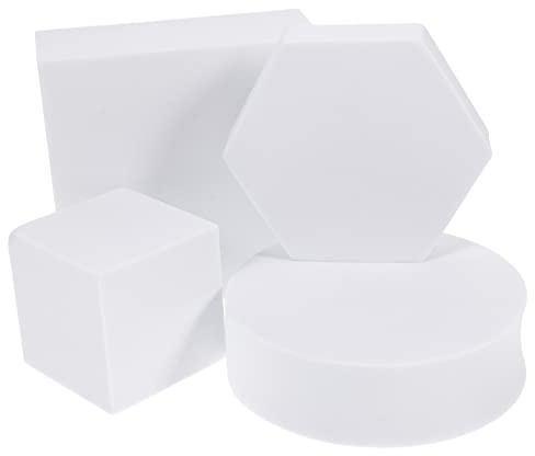 Foto Würfel 4 Stück 5x5x5cm Schaumstoff Geometrische | Foto Requisiten für Kosmetik, Schmuck Foto Requisiten, Dekorative Foto Requisiten für Indoor Fotos