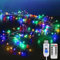 KINGCOO Feuerwerk Lichterkette Außen Innen, 9M 300LED USB Kupferdraht Cluster Lichter mit Timer Fernbedienung 8Modi für Schlafzimmer Hochzeit Party Weihnachten DIY Décor (Mehrfarbig)