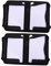 ANDRESLAD Cd Storage Box 128 Capacity Case for Dvds Portable Disc Case Numbered Slots Pu Material