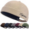 YKDLLF Sommer Docker Cap Cotton Docker Cap Seemannsmütze Hafenmütze Original Dockermütze Herren Sommer Brimless Hat