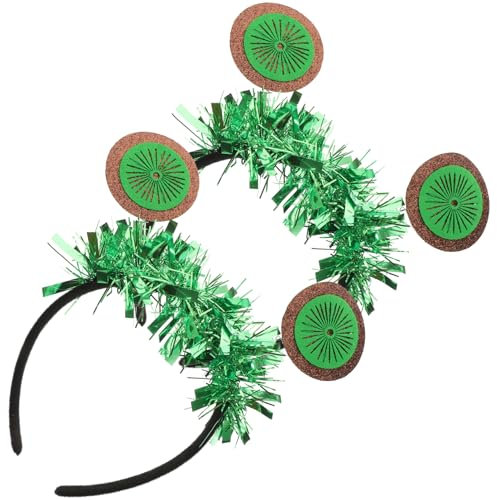 MOTHNUR 2stücke Teiliges Kiwi Haarschmuck Grün Junge Mädchen Haarreif Party Haarband Fasching Hochwertiges Filzmaterial Bequem Und Langlebig Für Festliche Anlässe