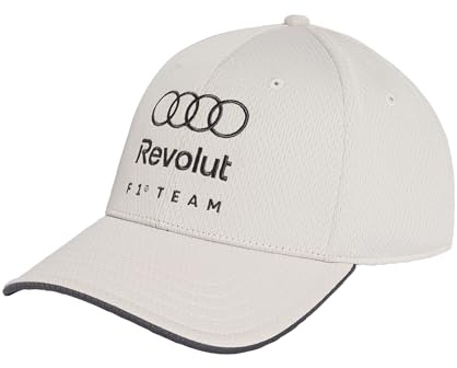 adidas Unisex Audi Revolut F1 Team DNA Cap Hat, Chalk Pearl, M-L