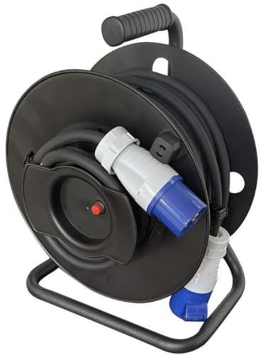 SUNROAD Enrouleur de câble électrique Camping 3600W 25M P17