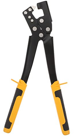 PartyKindom Metallkielklemme Zange Hochwertigem Wandstärke Ergonomischer Griff für Trockenbauarbeiten und Möbeldekoration