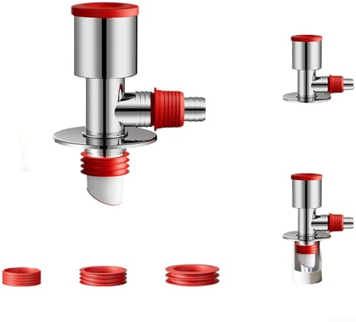 Entgoinggo Divisor de residuos de lavadora, doble conector de tubería de residuos divisor en Y para lavadora y fregadero, diseño sellado antiolor (C)