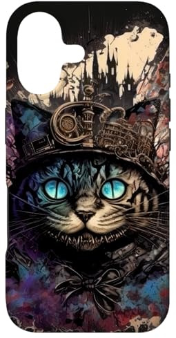Hülle für iPhone 17 Alice im Wunderland – Katze