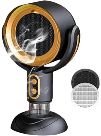 Rastapulz Rauchventilator für das Rauchen in Geschlossenen Räumen, Entfernbarer und Waschbarer Filter, Tragbarer Smokeaway-Ventilator für, Absaug-Ventilator A