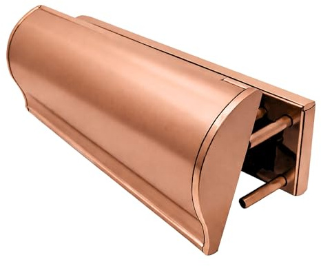UAP Soterian Letterplate- PAS 24 Anti Key Fishing Letter Box for External Doors, Rose Gold