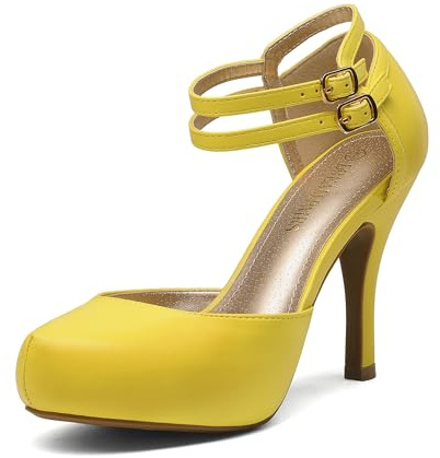 DREAM PAIRS Women's Closed Toe Dress Pumps Shoes