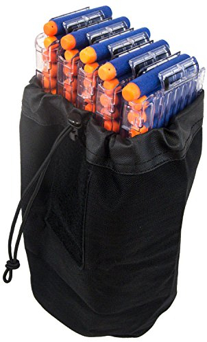 Blasterparts Drop Pouch für Nerf Darts und Magazine (schwarz)
