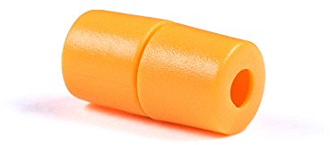 West Coast Paracord abtrünnigen Lanyard Pop Hohlstecker, Neon-Orange, 25 Pack