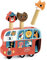 Vilac 7751 Pop-Up Bus Ingela P.Arrhenius, Mehrfarbig, S
