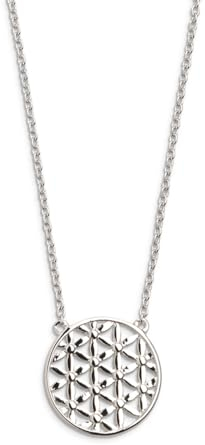 XENOX® | Lebensblume Halskette - Damen Halskette aus hochwertigem 925/- Sterlingsilber mit Lebensblume-Anhänger | XS2898