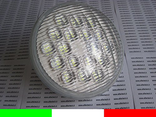 Aftertech® 18x3w LED PAR 56 SCHEINWERFER WEISS FÜR POOL 54w 400w 12V AC