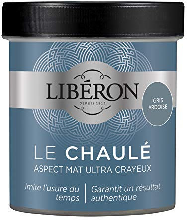 Libéron Peinture décorative, Le chaulé, Gris ardoise, 500 ML