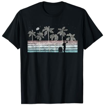 Star Wars R2-D2 & C-3PO Tropical Retro Stripe T-Shirt