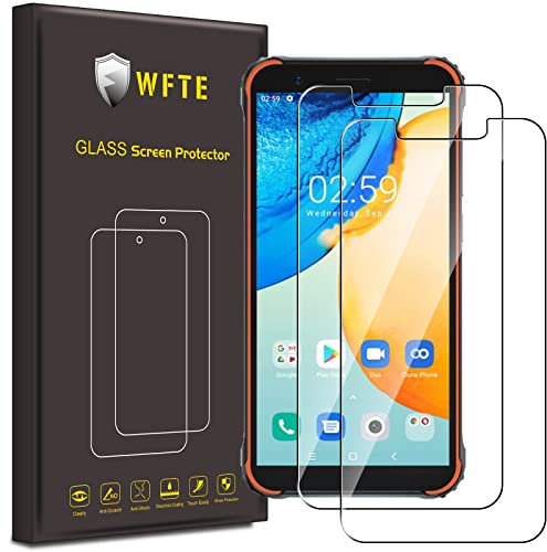 WFTE [Lot de 2 Films de Protection d'écran pour Blackview BV4900 pro,Dureté 9H,HD Ultra Transparent,Anti-Rayures,Anti-Huile,Verre trempé pour Blackview BV4900 pro