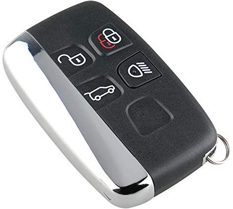 5 Button Car Key Fob Case,Black Smart Remote Car keys Shell Cover Shell Fit for for