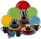 vancasso serie Allegro Vajilla de Cerámica, Plato Llano, Plato Postre Cuenco y Taza, Vajillas Completas Modernas de 32 piezas para 8 Personas Vajillas Redondas Mate Coloridas