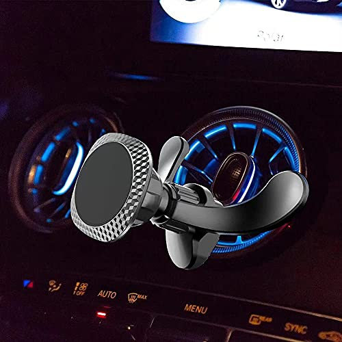 YIEDDE Soporte movil Coche móvil para Orificios de ventilación Redondos Soporte para automóvil Mercedes Benz protección contra Soporte para teléfono móvil para iPhone Samsung Galaxy, Huawei