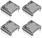 Dealikee 4PCS YX5200 DFPlayer Mini MP3 Player Audio Voice Module MP3 Voice Decode Board Supporting TF Card U-Disk IO/Serial Port/AD.