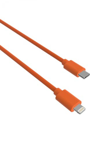 JAYM Câble USB-C vers Lightning 3A - 1,5 mètres - Collection Pop - Orange