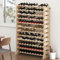SDHYL Étagère à vin empilable sur Pied - Porte-vin Solide en Bois Naturel - Étagère d'affichage à vin,12 étages pour 120 Bouteilles avec Un Design Anti - Dumping (WS120)