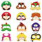 Deluisho Party Masks, Masks, Party Supplies Cute Mask for Boys and Girls Party Masquerade for Children