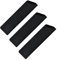 EUPSIIU 3 Pack Knife Edge Guards Safety Cover, Blade Protector, ABS Plastic Sheath Sleeve for Storage Knives (Black)