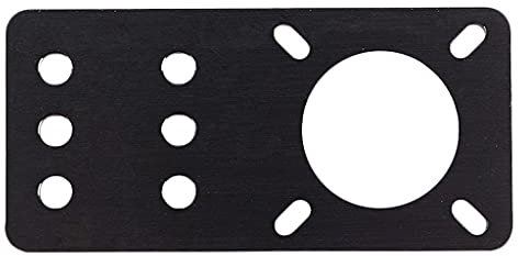 Nema 17 Series Schrittmotor-Halterung, Aluminiumlegierung, Schrittmotor-Halterung, flache Halterung, 3D-Drucker, feste Halterung, Schrittmotor-Halterung, flache Halterung