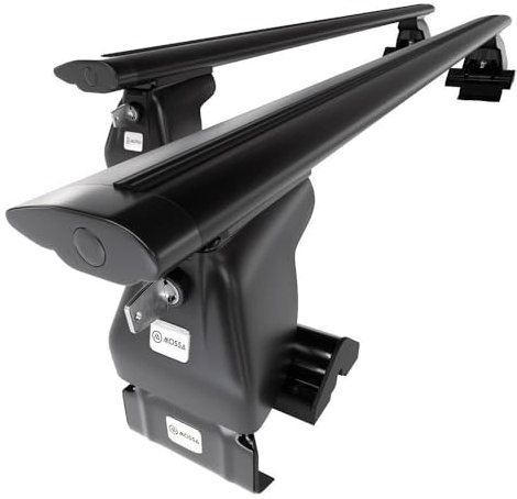 Mossa - Alu-Dachträger kompatibel mit Dodge RAM 1500 Pick-Up (2009-2018) - schwarz Dachträger Dachgepäckträger - ohne Montagelemente 2