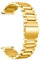 Metallarmband Kompatibel mit Garmin Vivomove Luxe Armbänder, 20mm Metall Mesh Gewebte Edelstahl Ersatzarmband Edelstahl Armband Uhrenarmband für Garmin Vivomove Luxe (Y-Solid Gold)