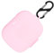 Funda de silicona para Redmi Buds 6 Active, funda a prueba de golpes y funda protectora para Redmi Buds 6 Active con llavero (rosa)