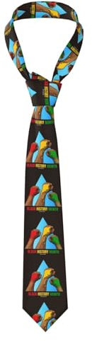 Oudrspo Black History Month 2024 Krawatten Krawatten Herren Krawatte Urlaub Krawatte Geschenke Dekor für Hochzeit Party Date